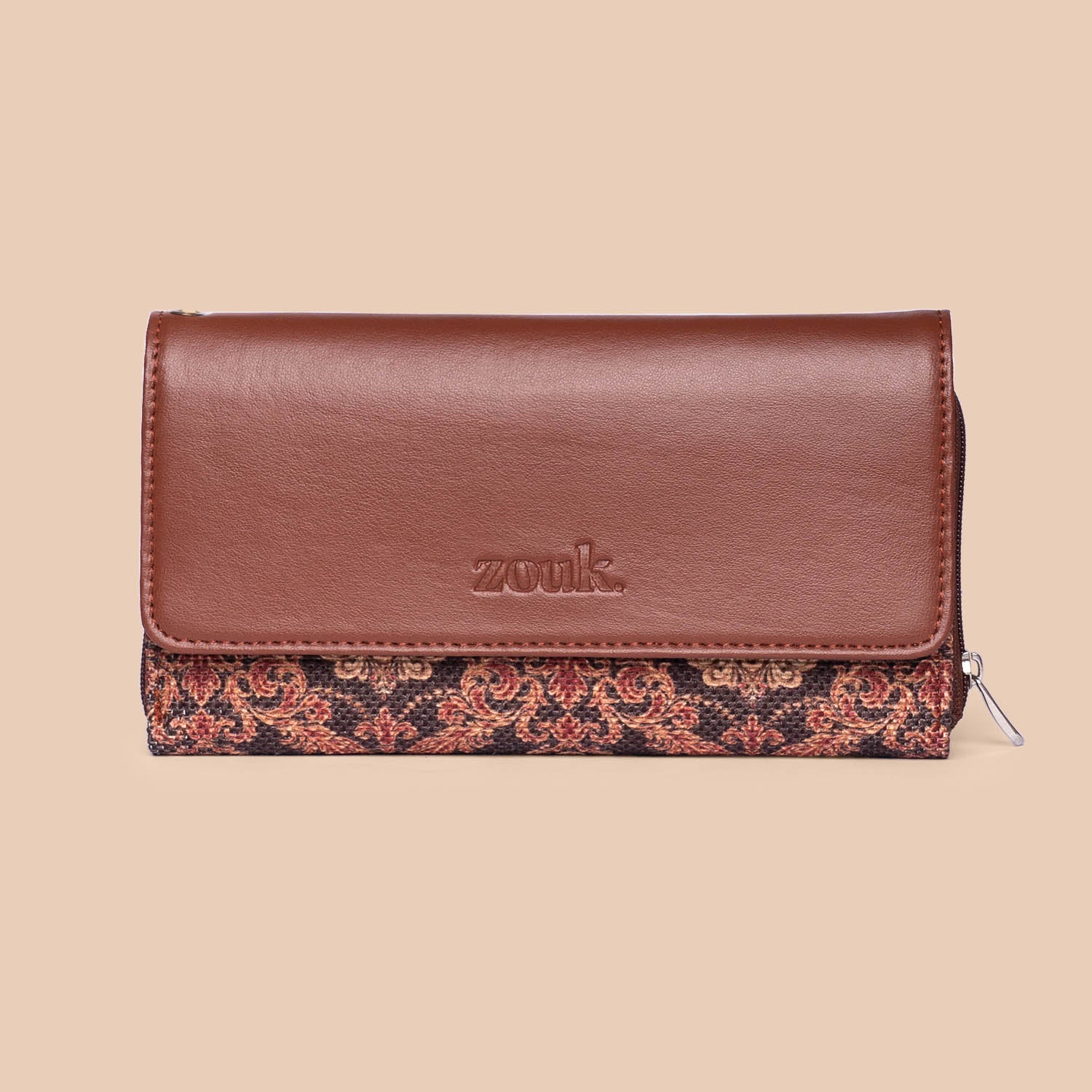 Jodhpur Damask Wristlet Wallet