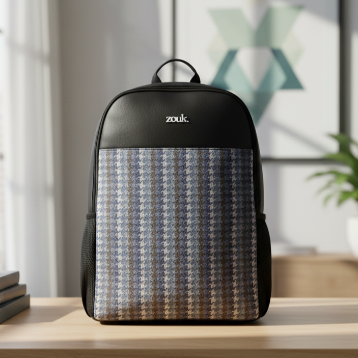 Bombay Houndstooth Statement Backpack