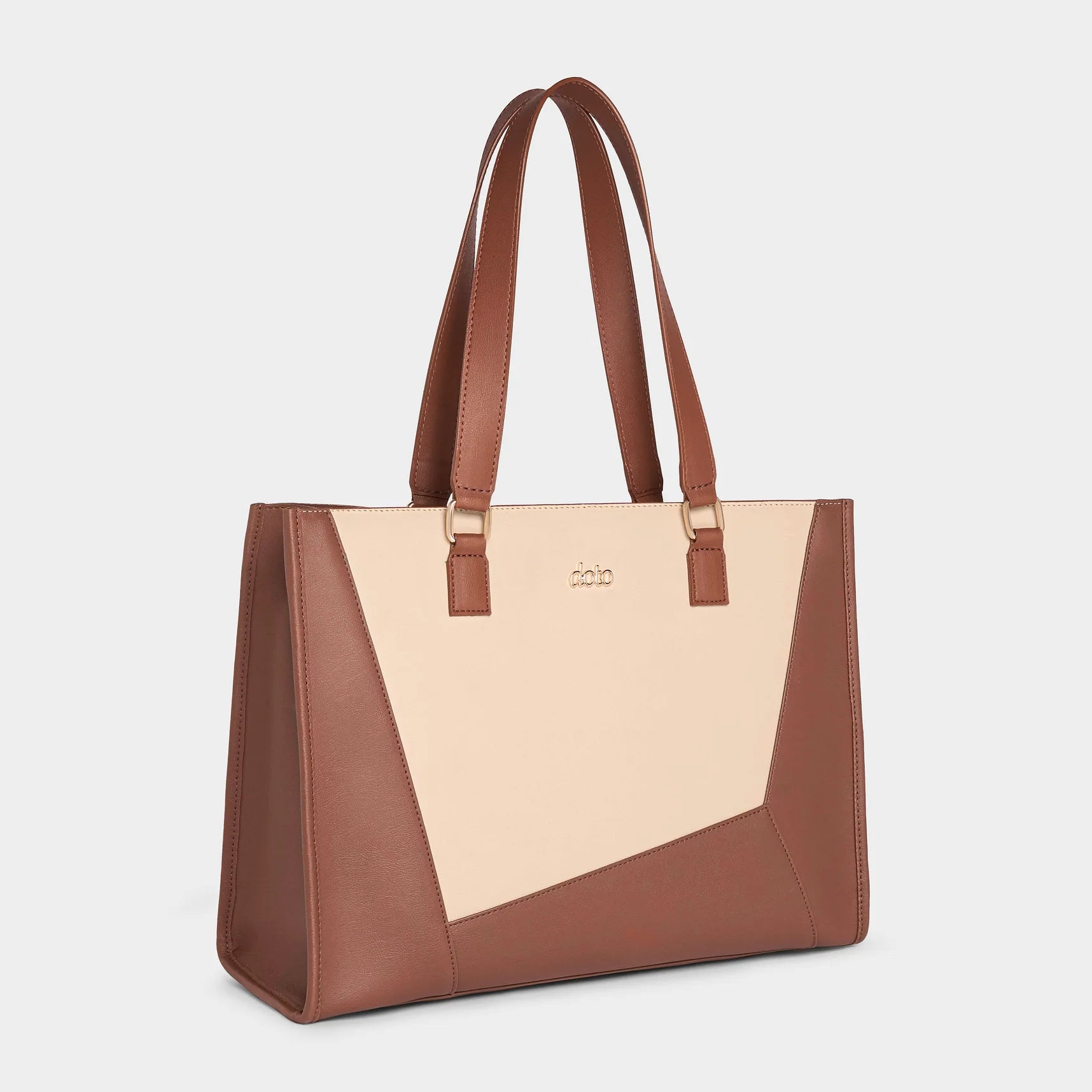 GOKYO WORK TOTE (TAN & BEIGE)