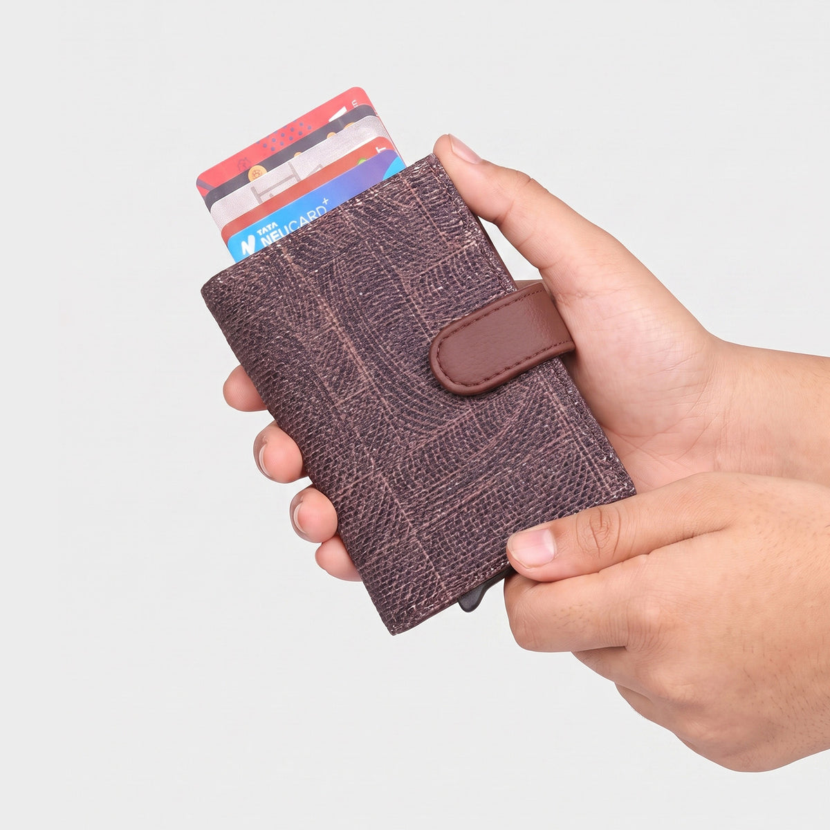Golconda Brass Arc Card Holder