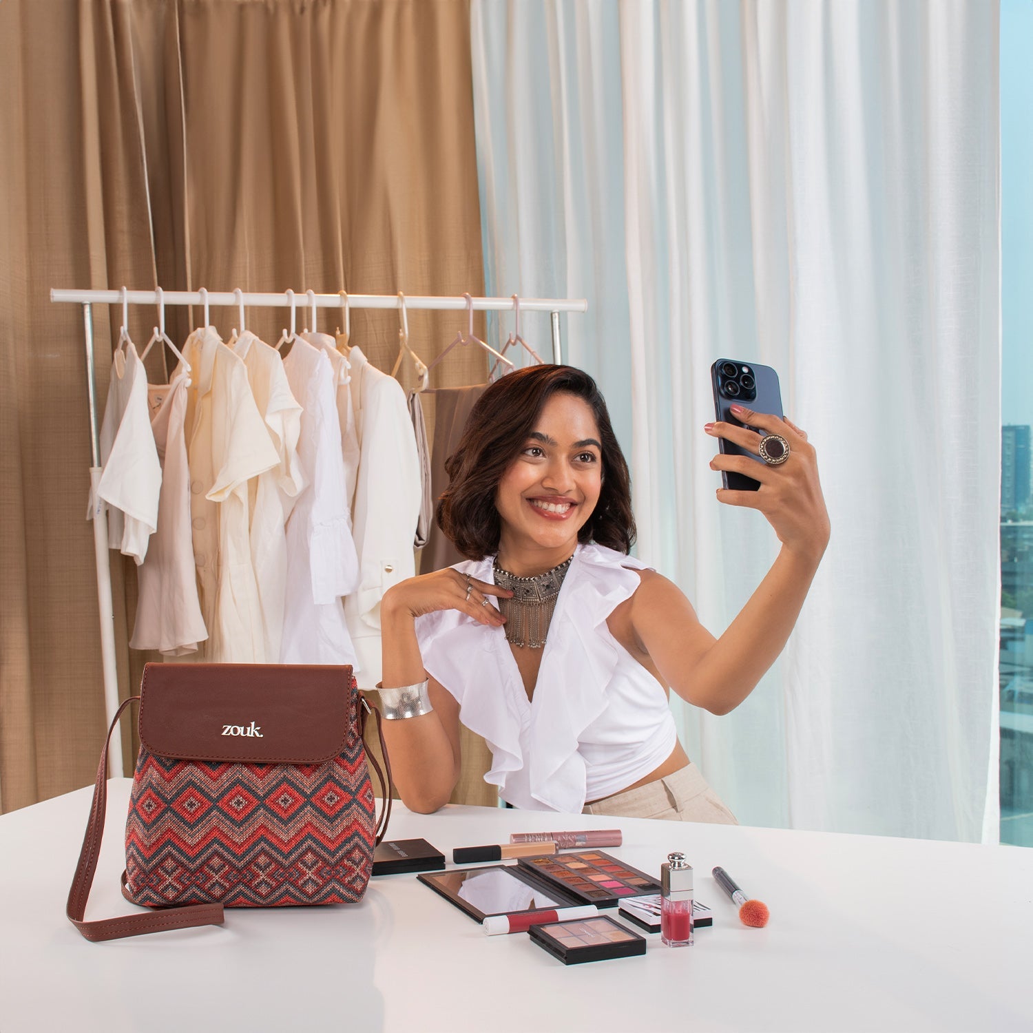 Gwalior Weaves Flap Sling Bag