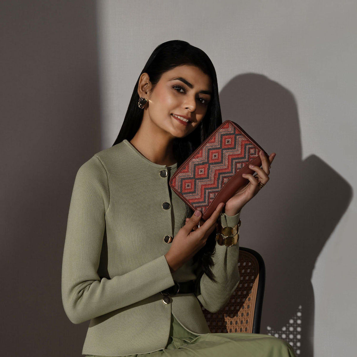 Gwalior Weaves Chain Wallet