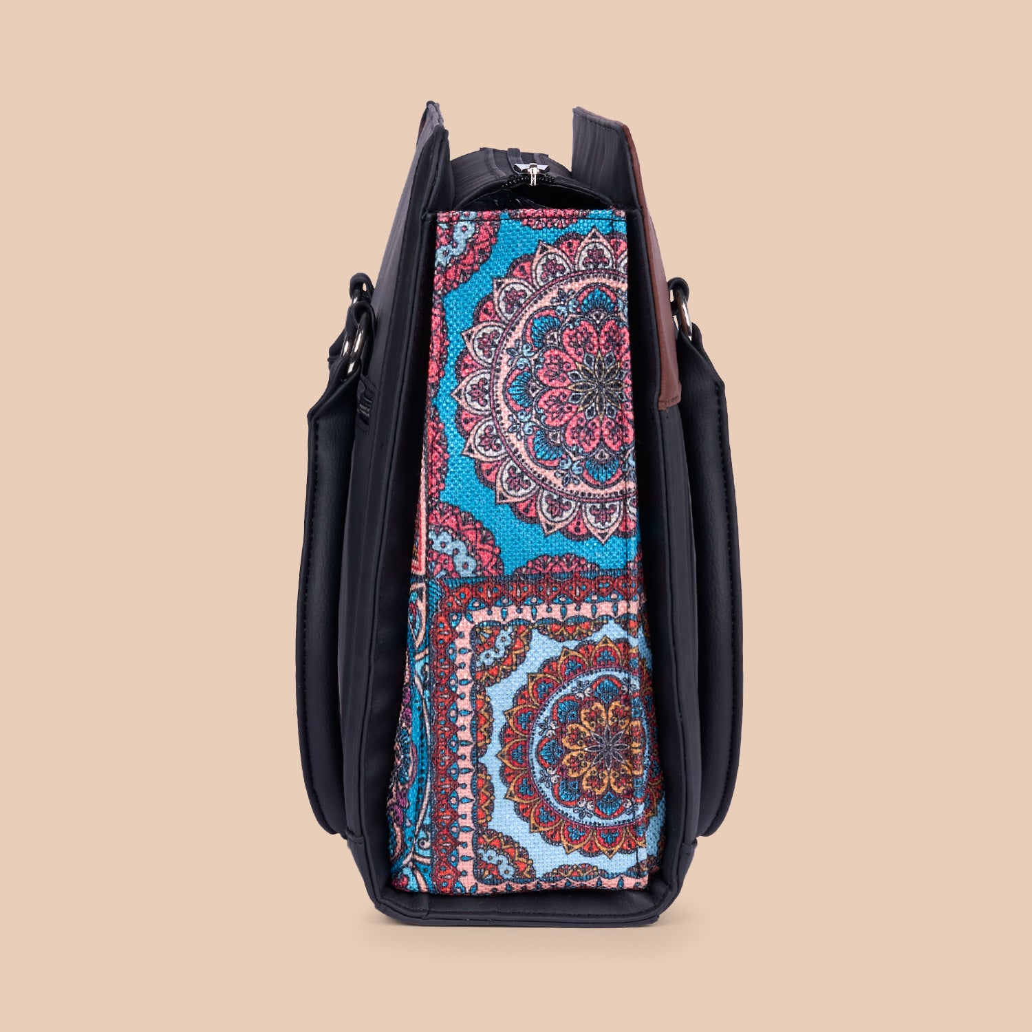 Hannah Office Bag - Multicolor Mandala Print