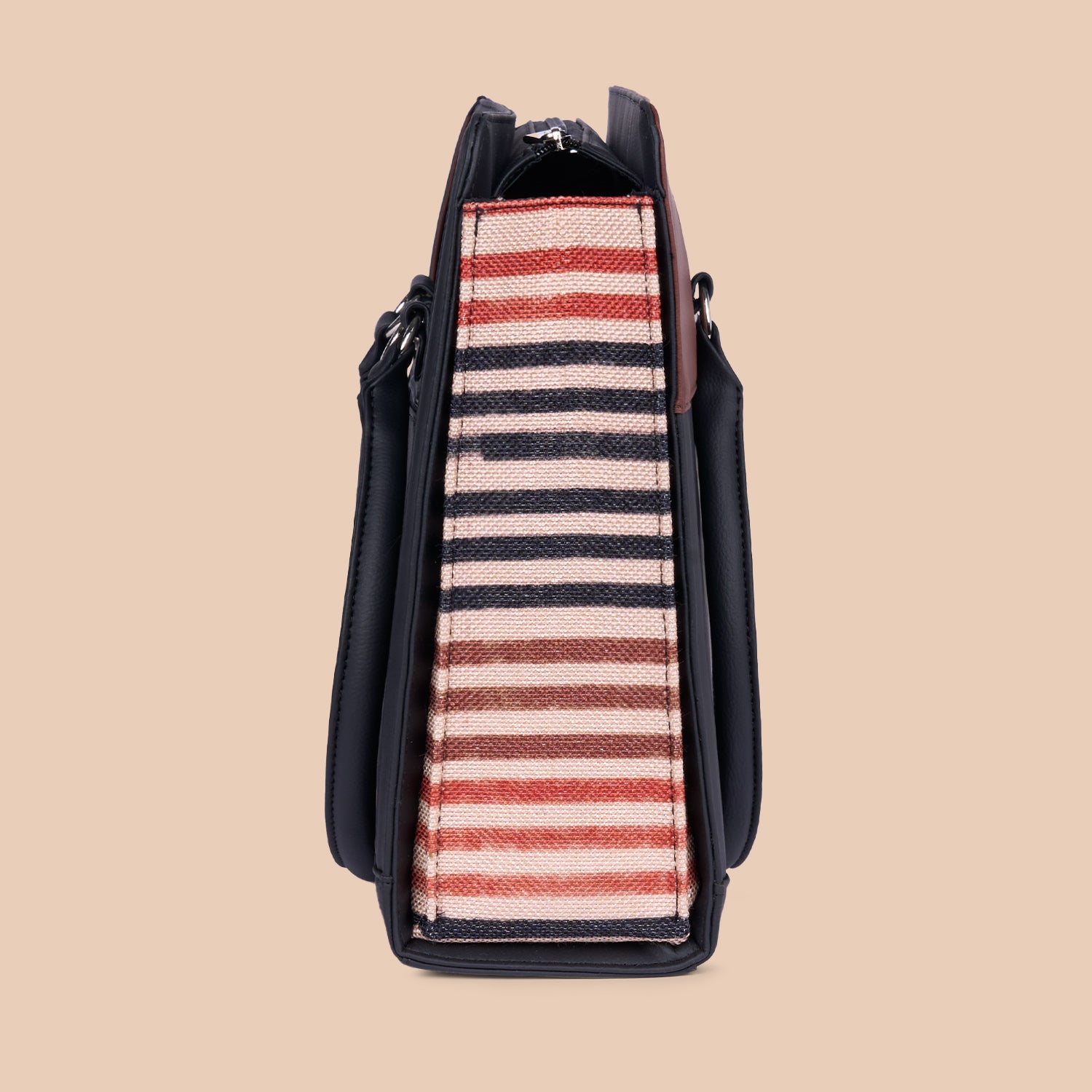 Hannah Office Bag - Qutub Stripes