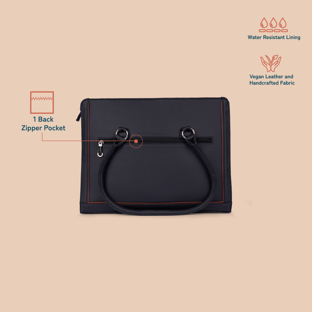 ZIP-Hannah Office Bag - Tidal Wave