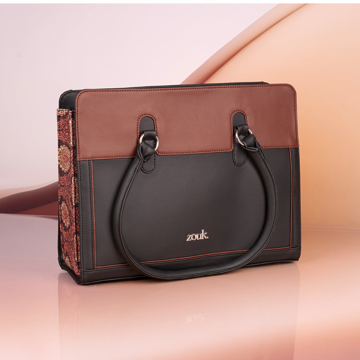 Hannah Office Bag - Jodhpur Damask