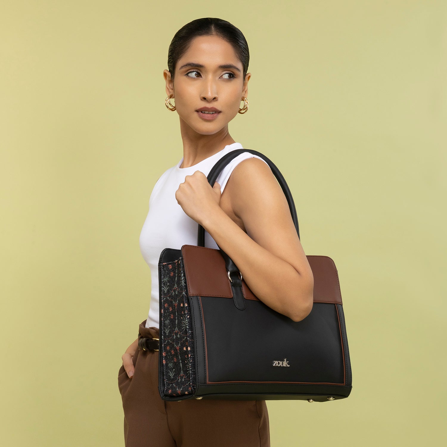 ZIP-Hannah Office Bag - Taj Guldasta