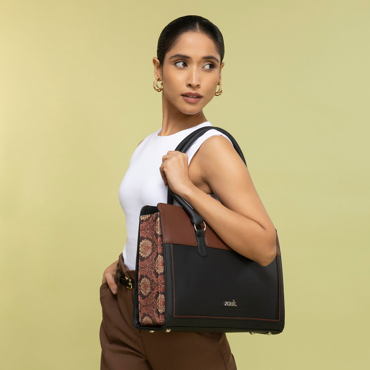 Hannah Office Bag - Jodhpur Damask