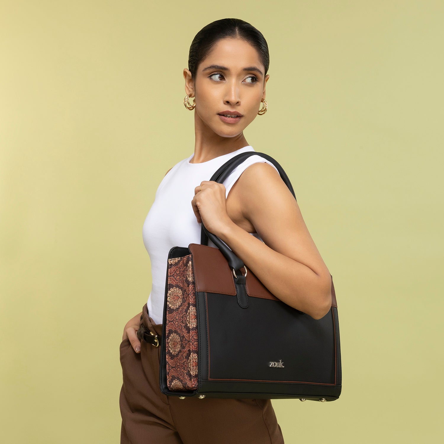 Hannah Office Bag - Jodhpur Damask