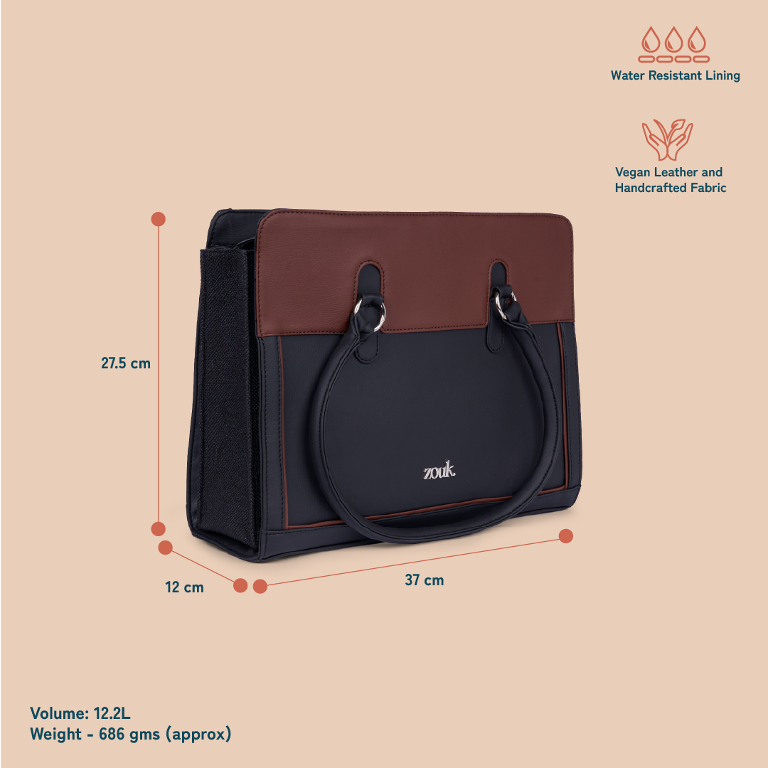 Hannah Office Bag - Jet Black