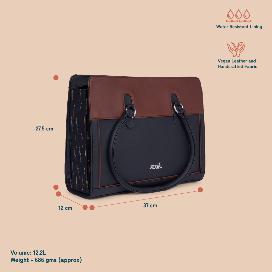 Hannah Office Bag - Ikat GreRe