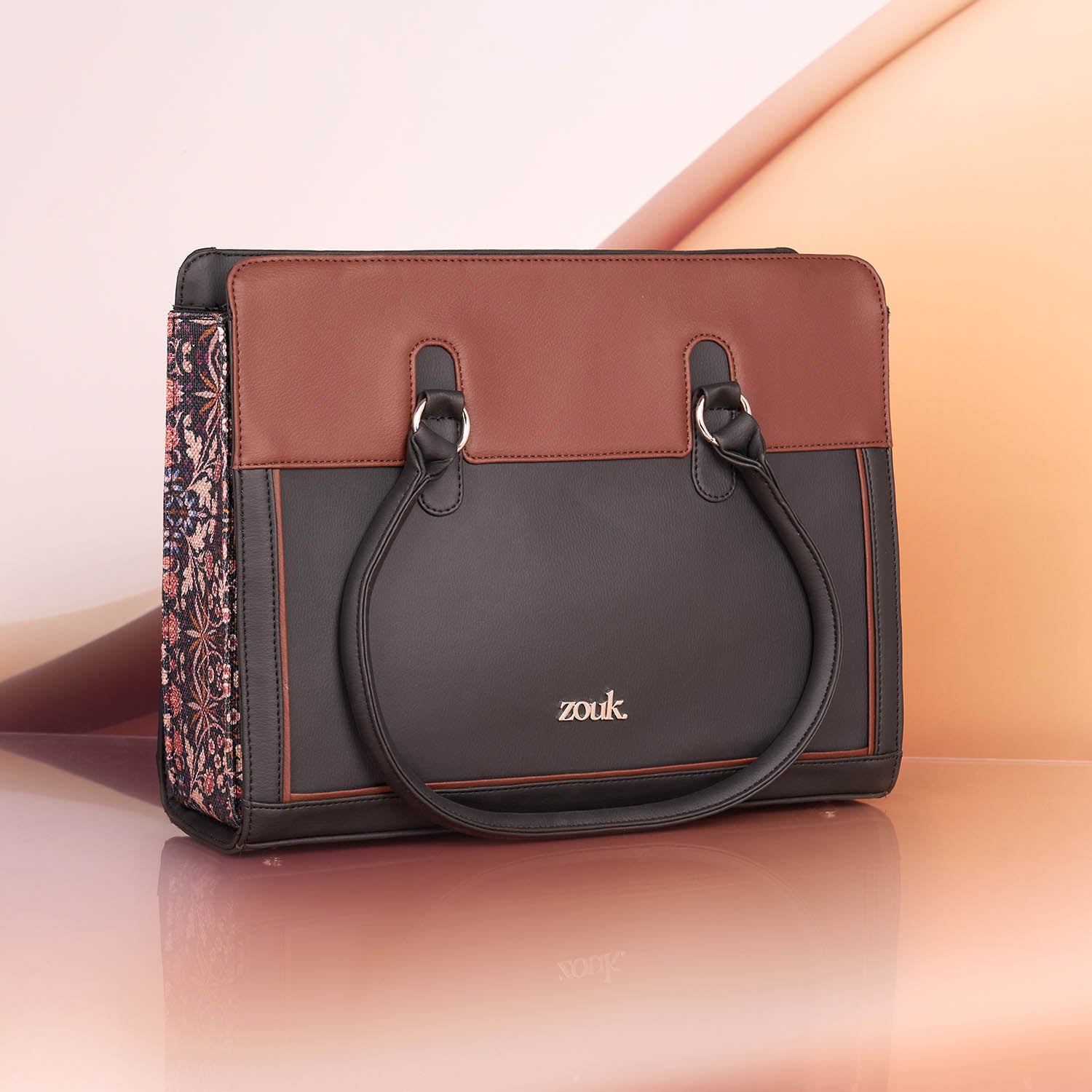 Hannah Office Bag - Kashmir Blooms