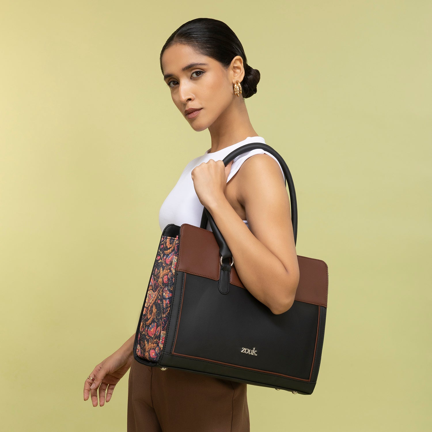 Hannah Office Bag - Paisley Print