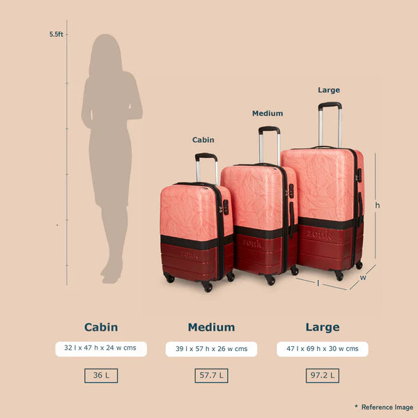 Andaman Crest Raahi Trolley Bag Combo