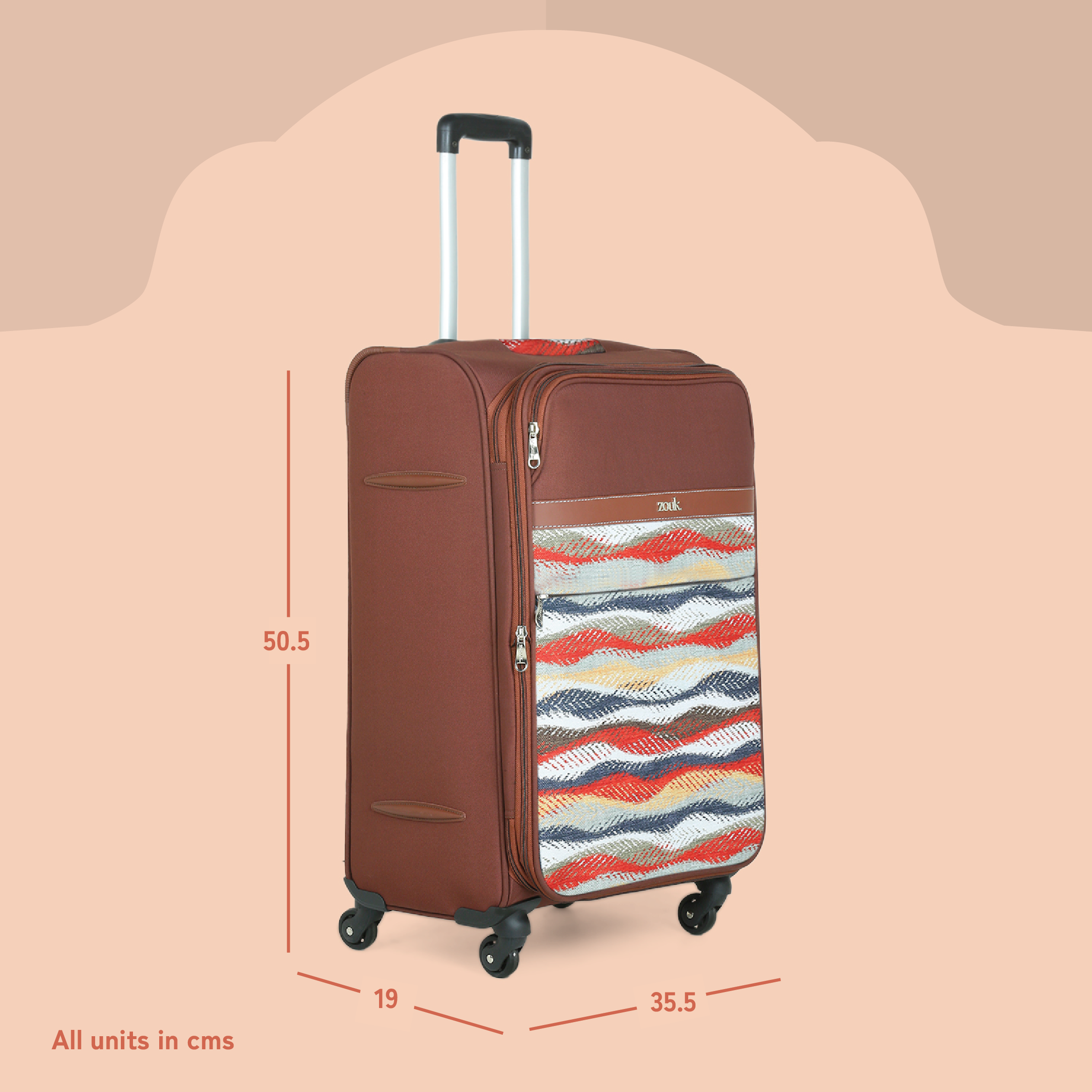 Jaisalmer Dunes Avasa Trolley Bag (Cabin)