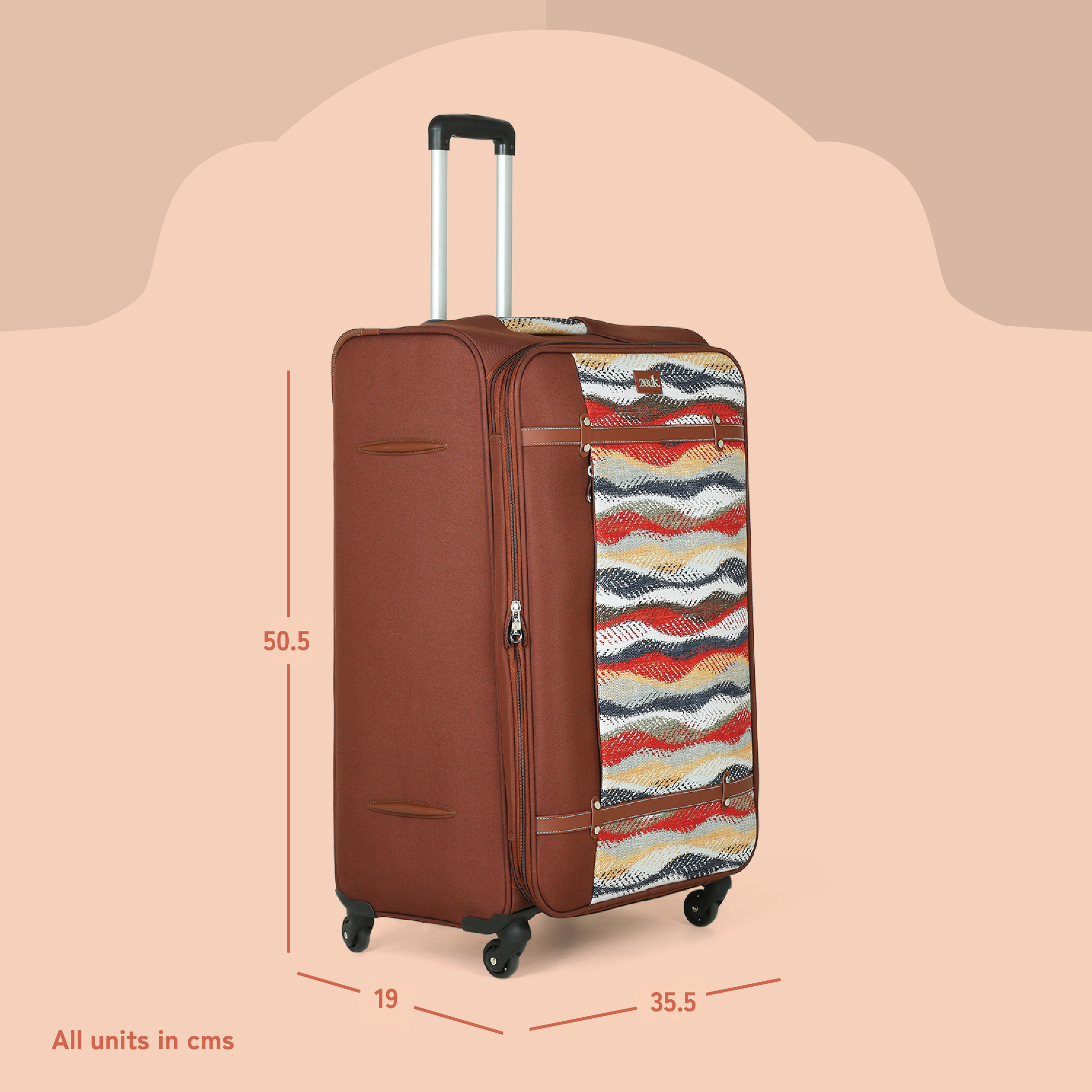 Jaisalmer Dunes Saira Trolley Bag (Cabin)