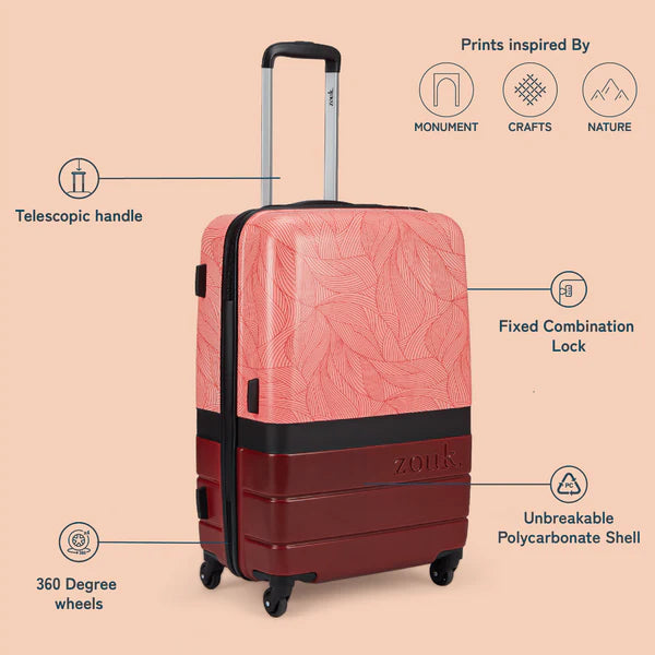 Andaman Crest Raahi Trolley Bag Combo