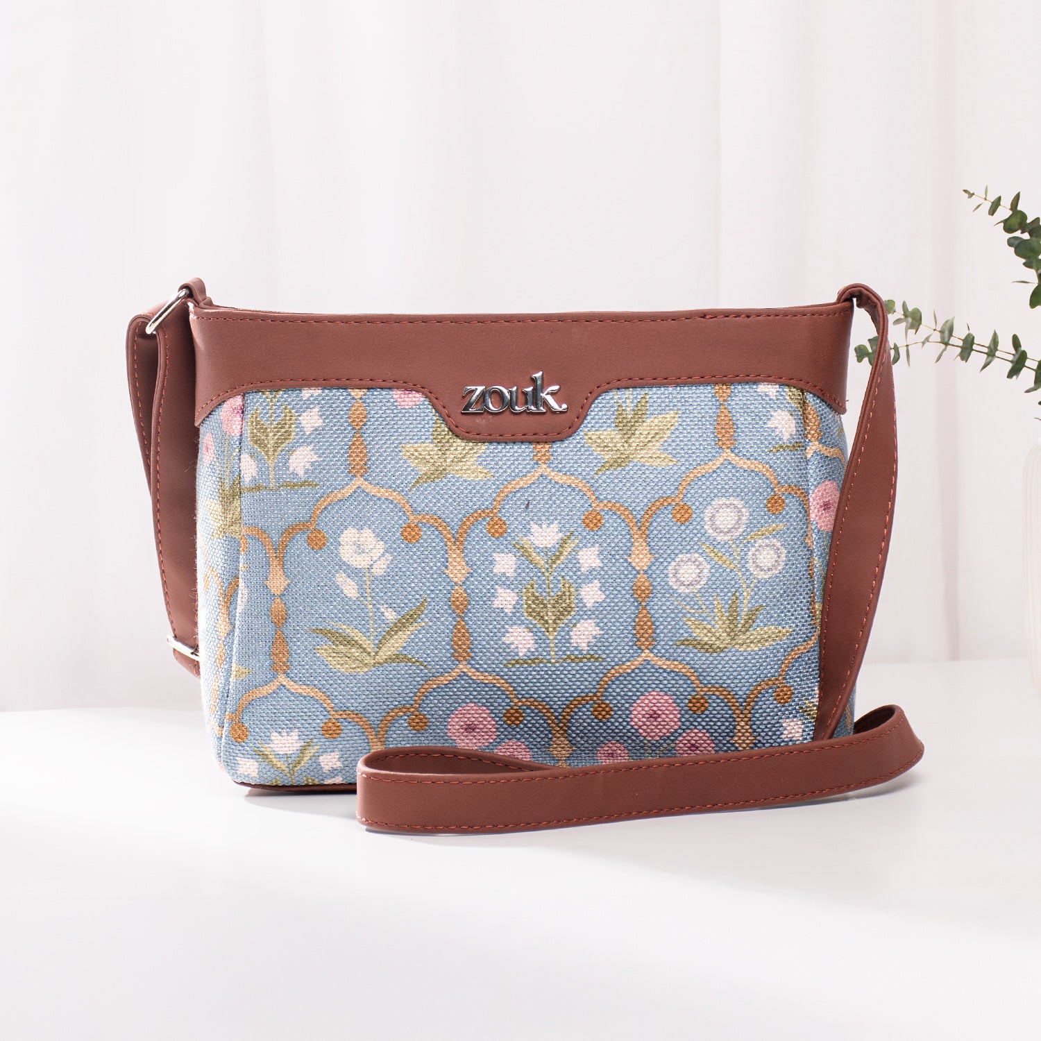 Jaipur Fresco Blue Harmony Sling Bag