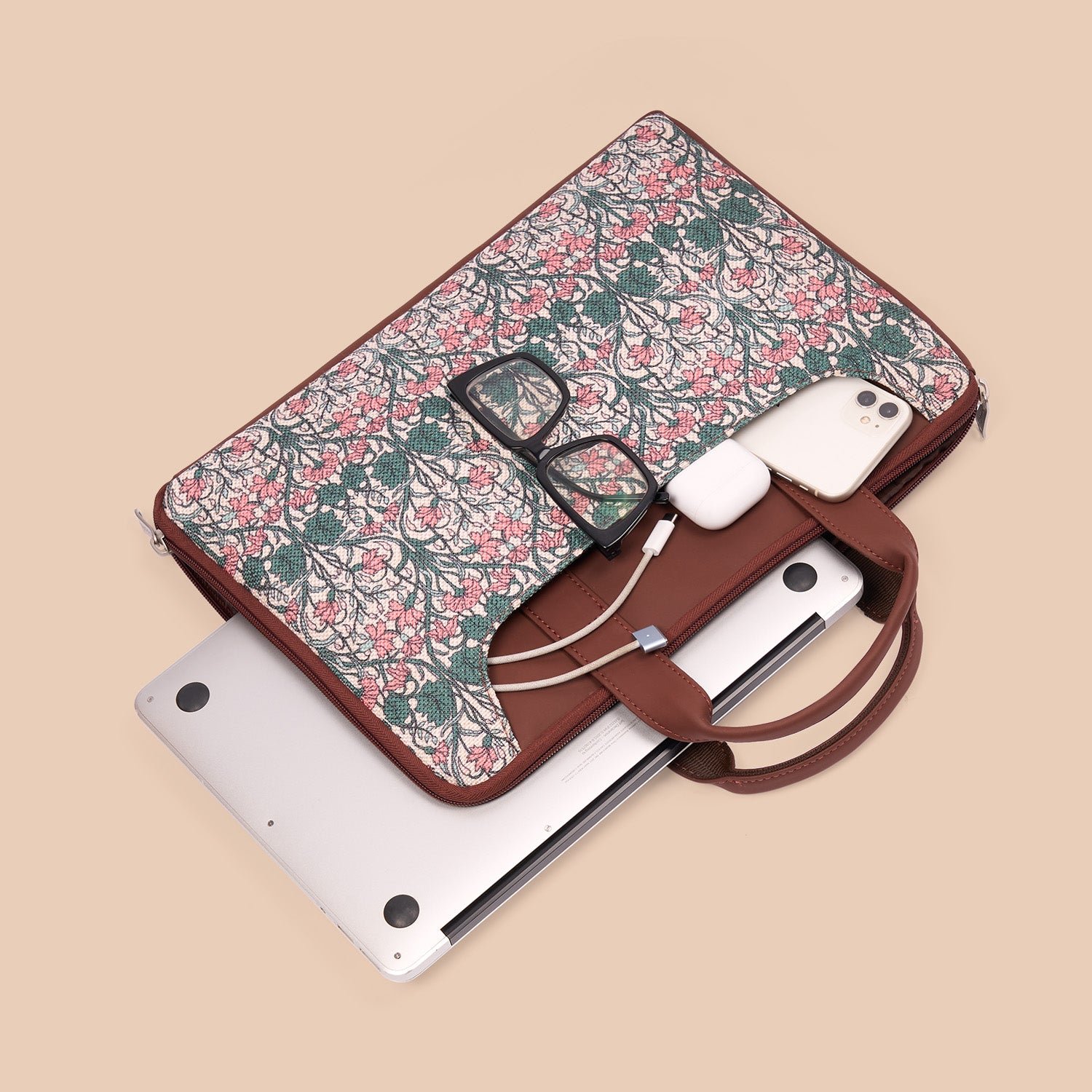 Hooghly Nouveau L-Zippered Laptop Sleeve