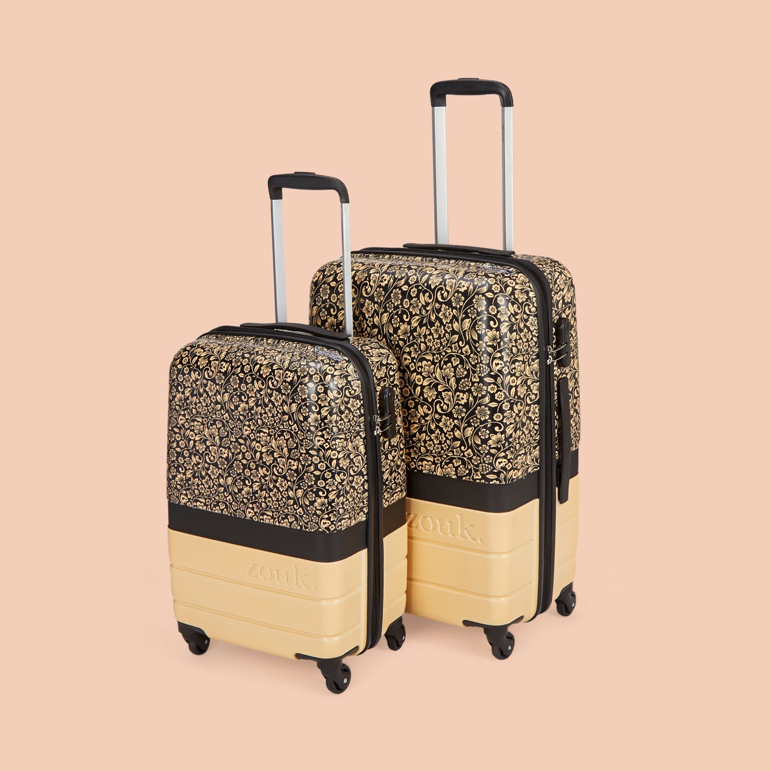 FloMotif Raahi Trolley Bag Combo (Cabin & Medium)