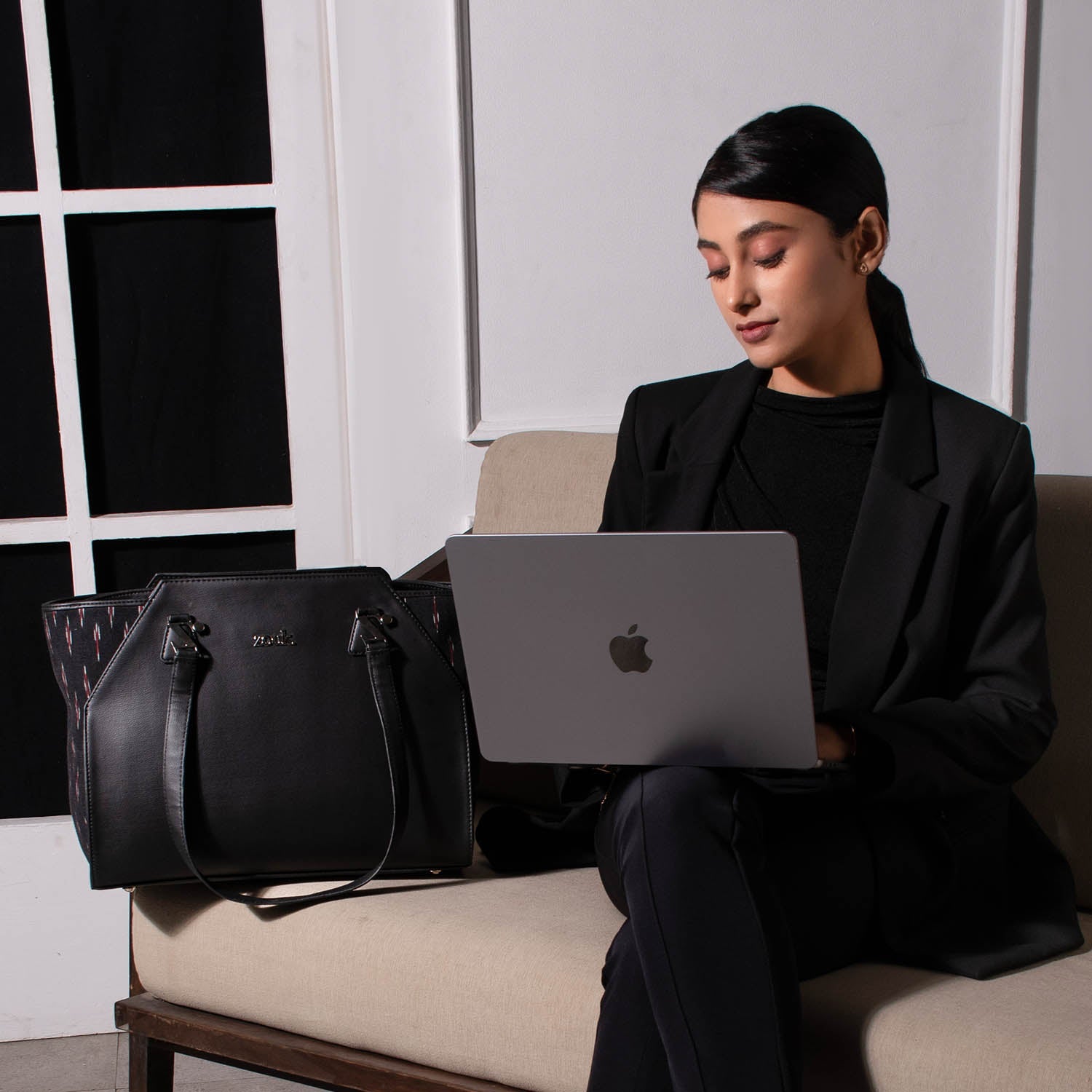 ZIP-Ikat GreRed Classic Business Bag