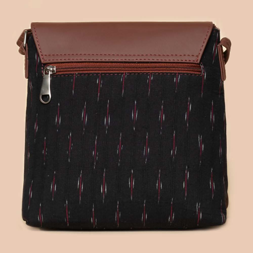 Ikat GreRed Flap Sling Bag