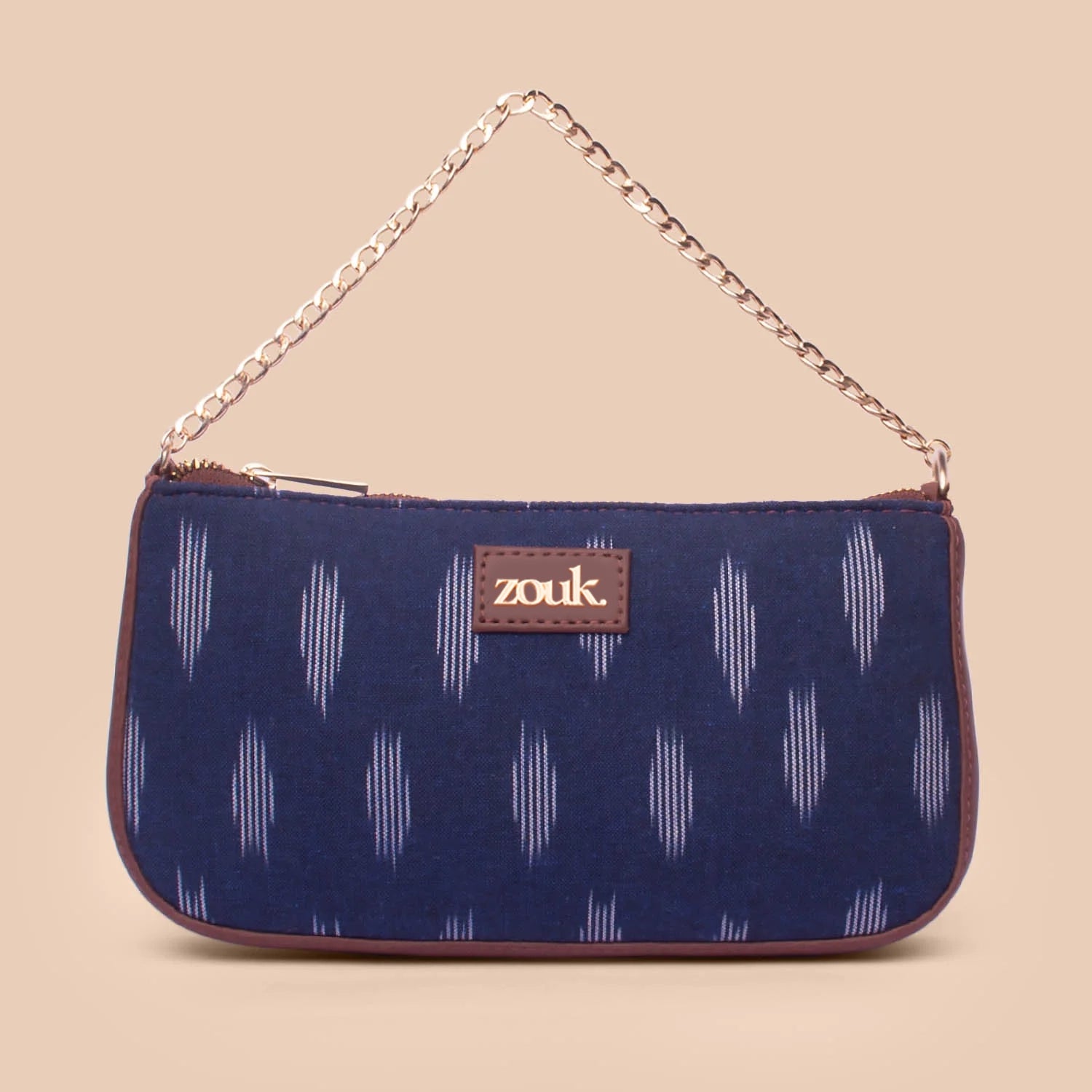 Ikat Jet Blue Baguette