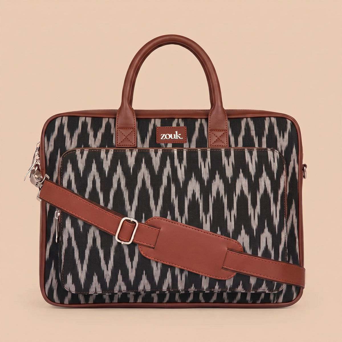 Ikat Print Laptop Bag