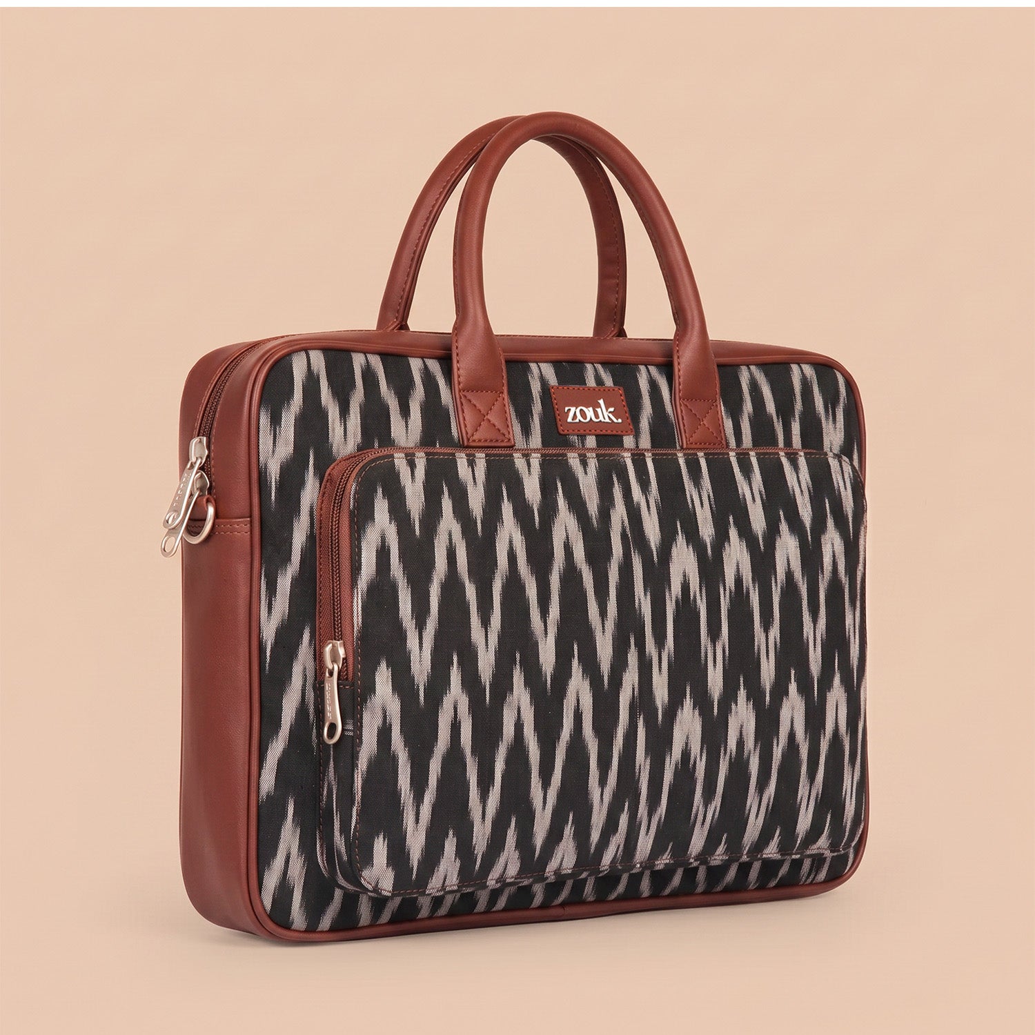 Ikat Print Laptop Bag