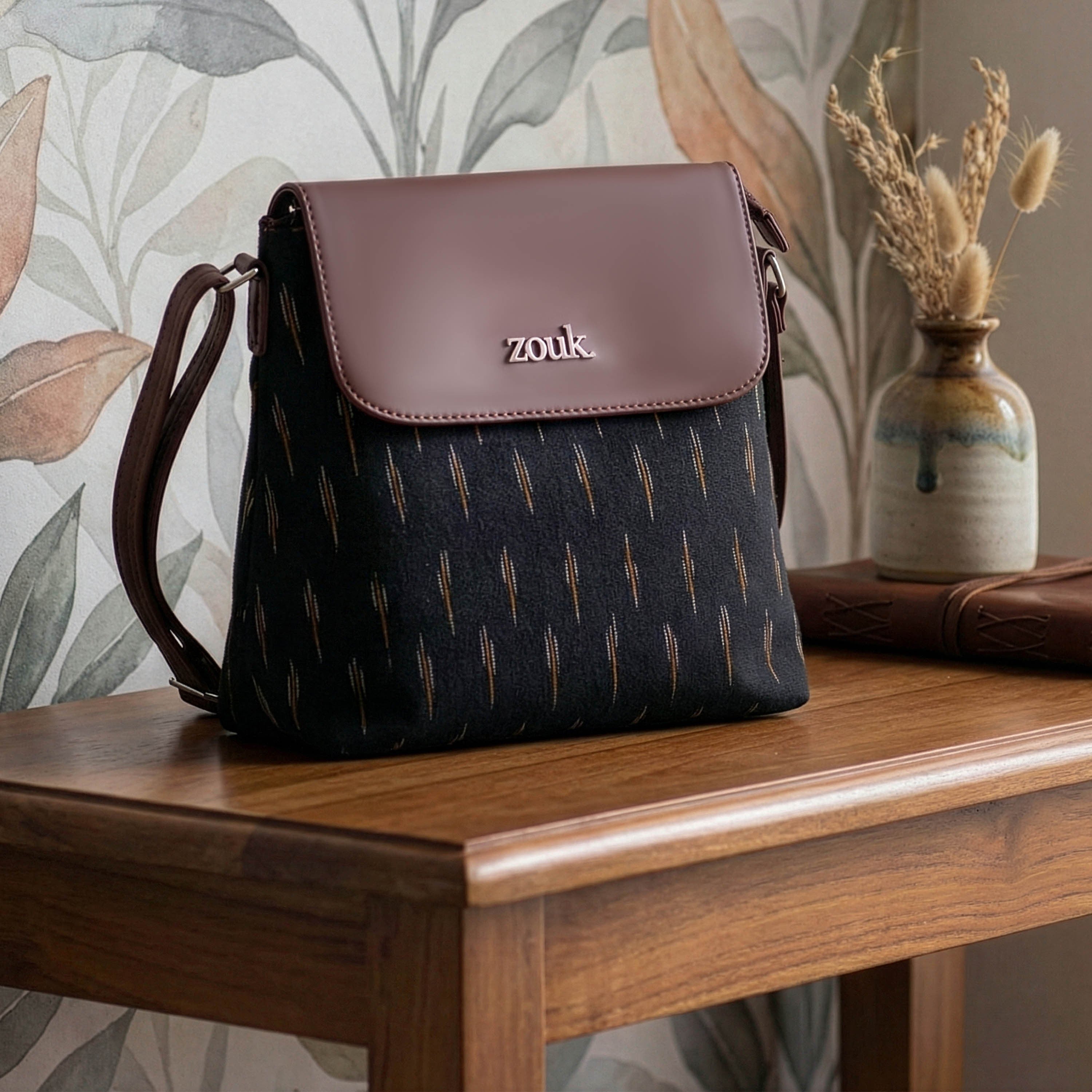 Ikat GreRe Flap Sling Bag