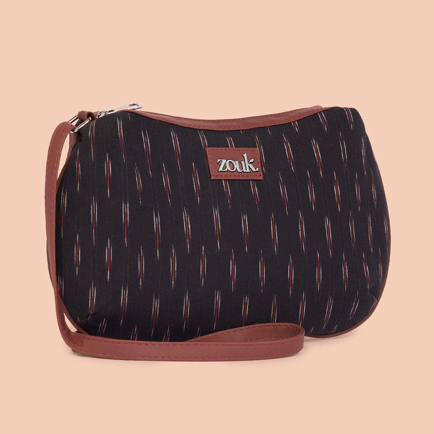 Ikat GreRed Structured Shoulder Bag