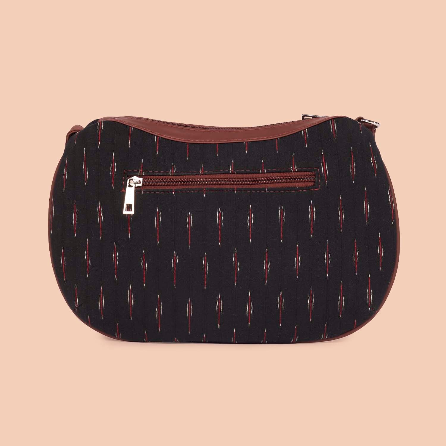 Ikat GreRed Structured Shoulder Bag