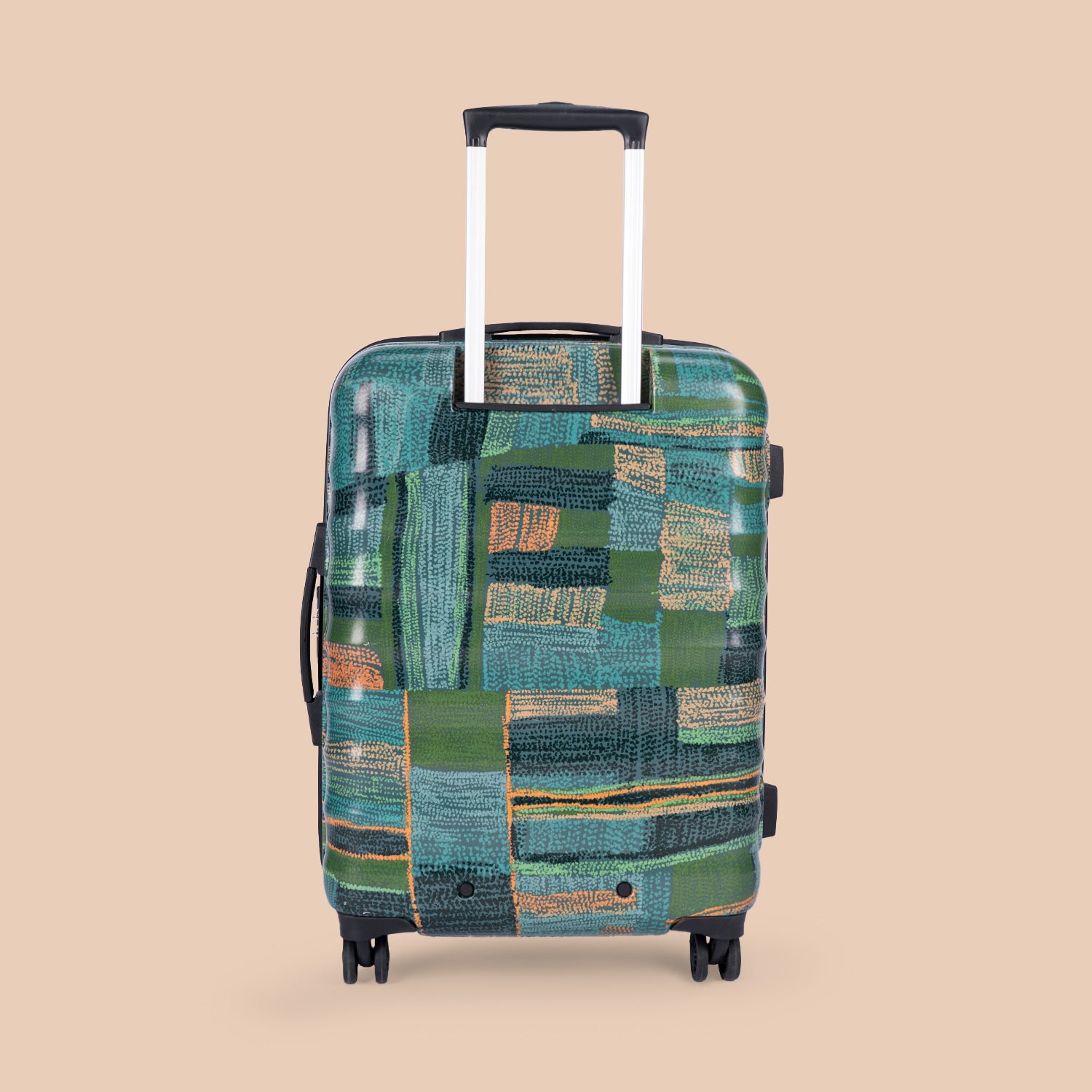 Amorah Trolley Bag Indus Lattice Green