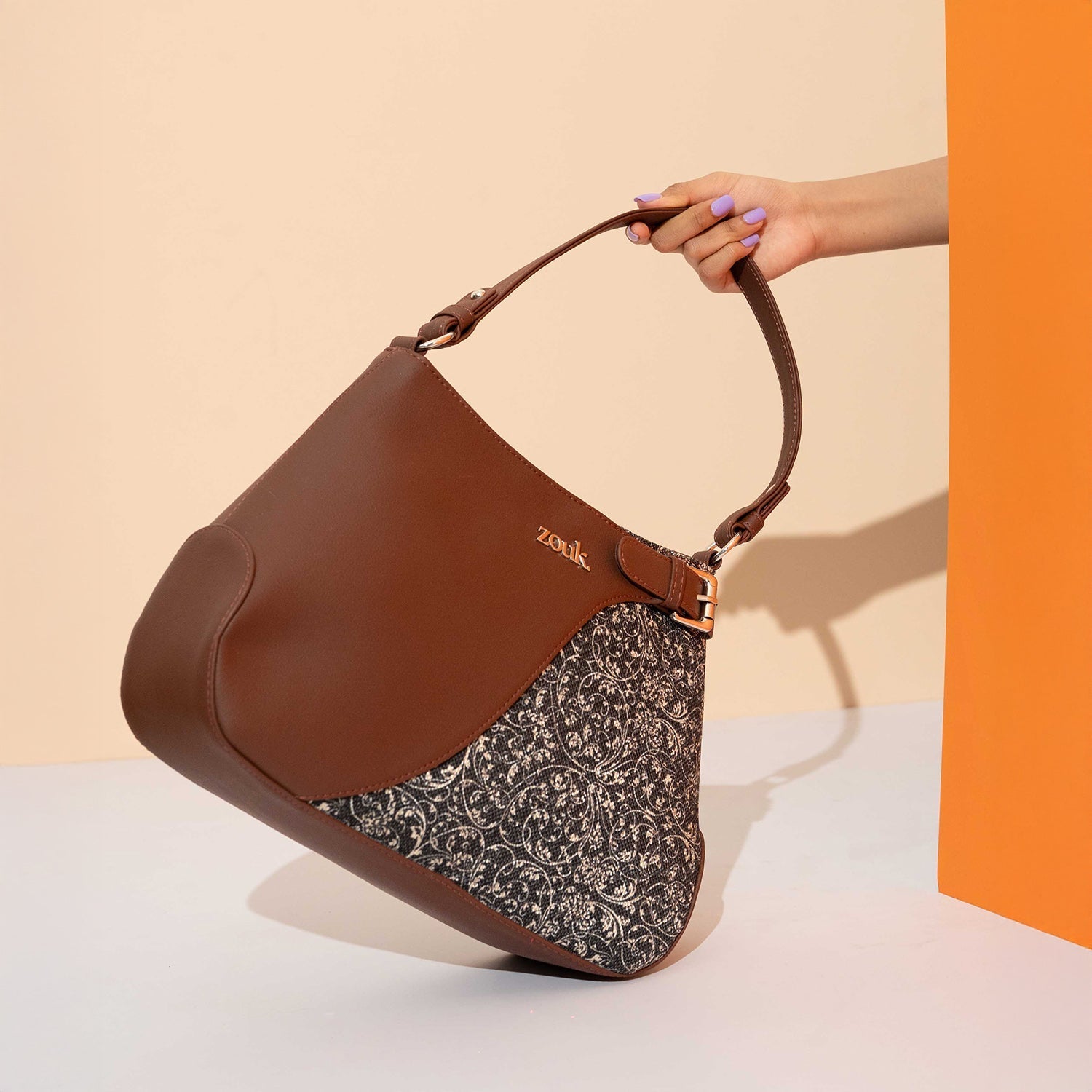 ZIP-Ira Handbag - Lattice Lace