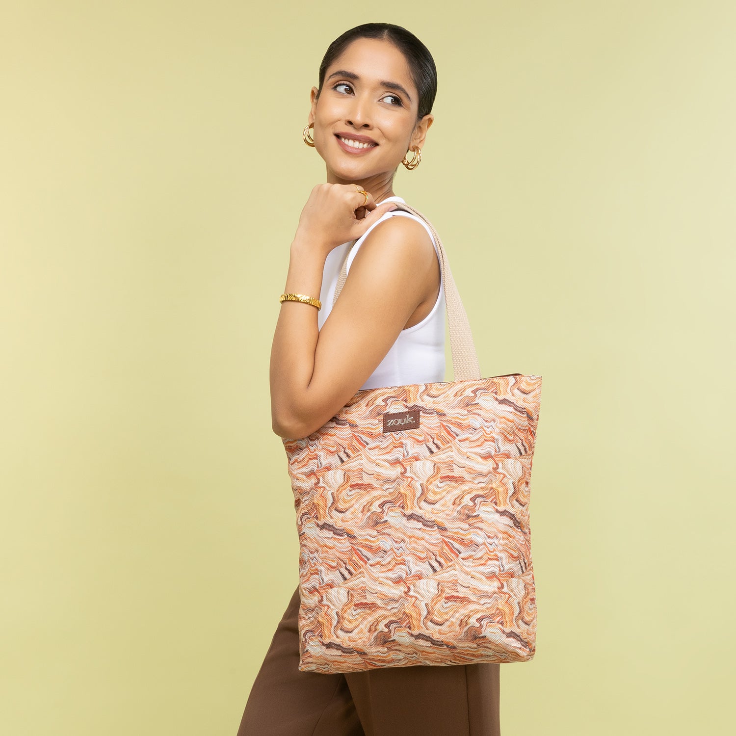 Ivy Tote Bag - Nicobar Coral