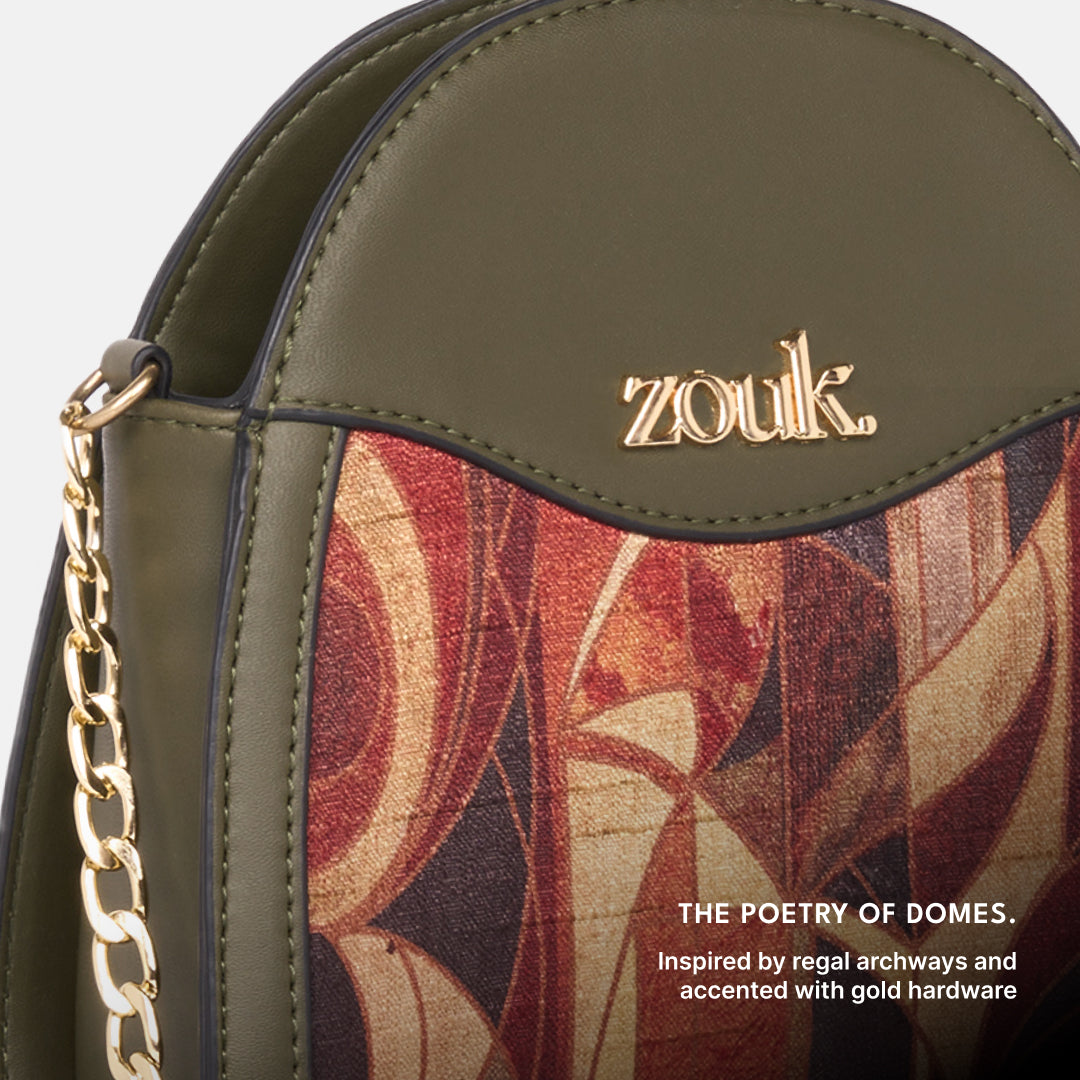 Auric Mehr Potli Bag (Olive)