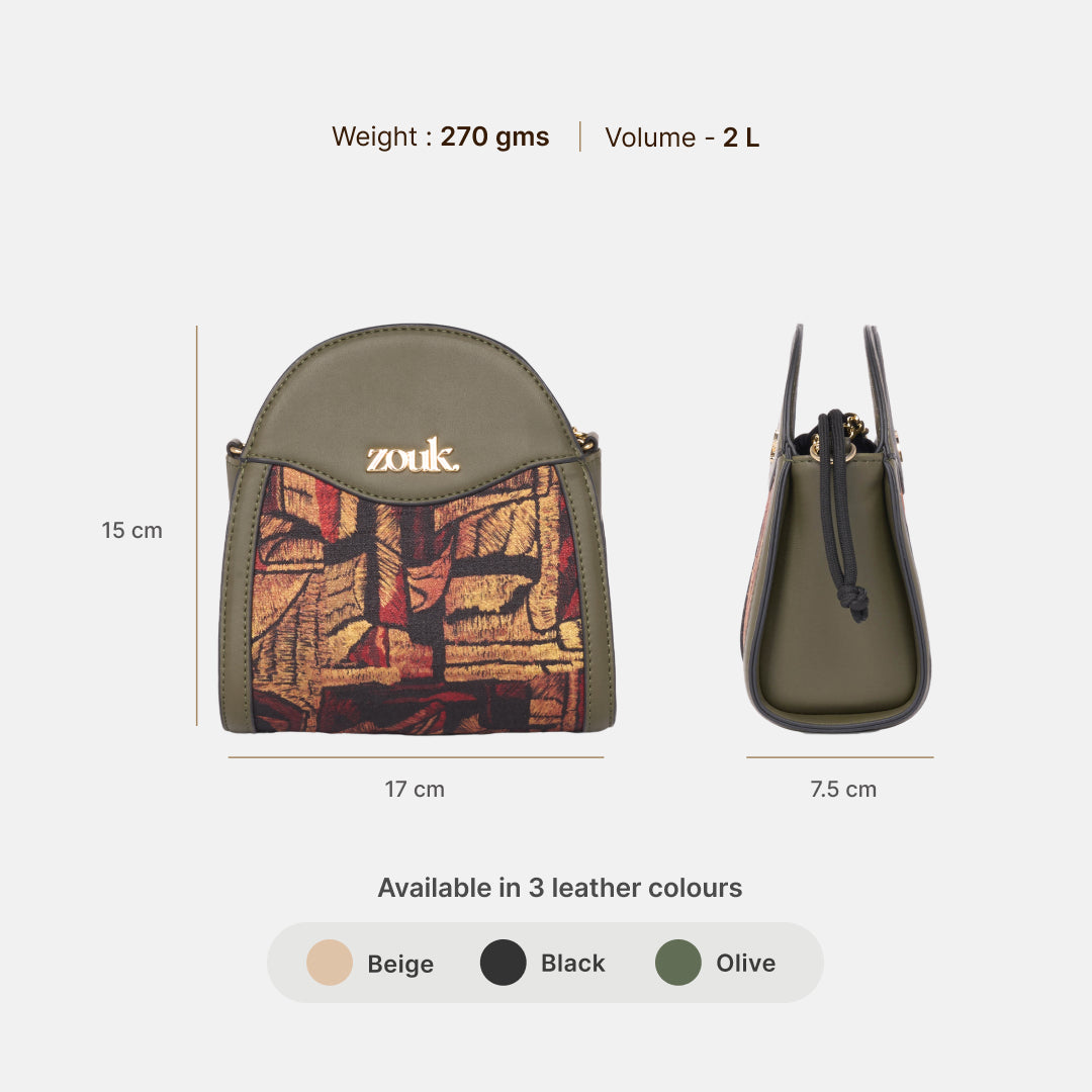 Midas Mehr Potli Bag (Olive)