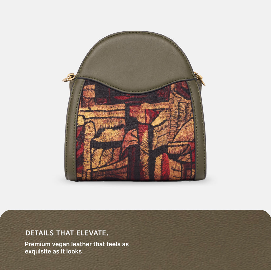 Midas Mehr Potli Bag (Olive)