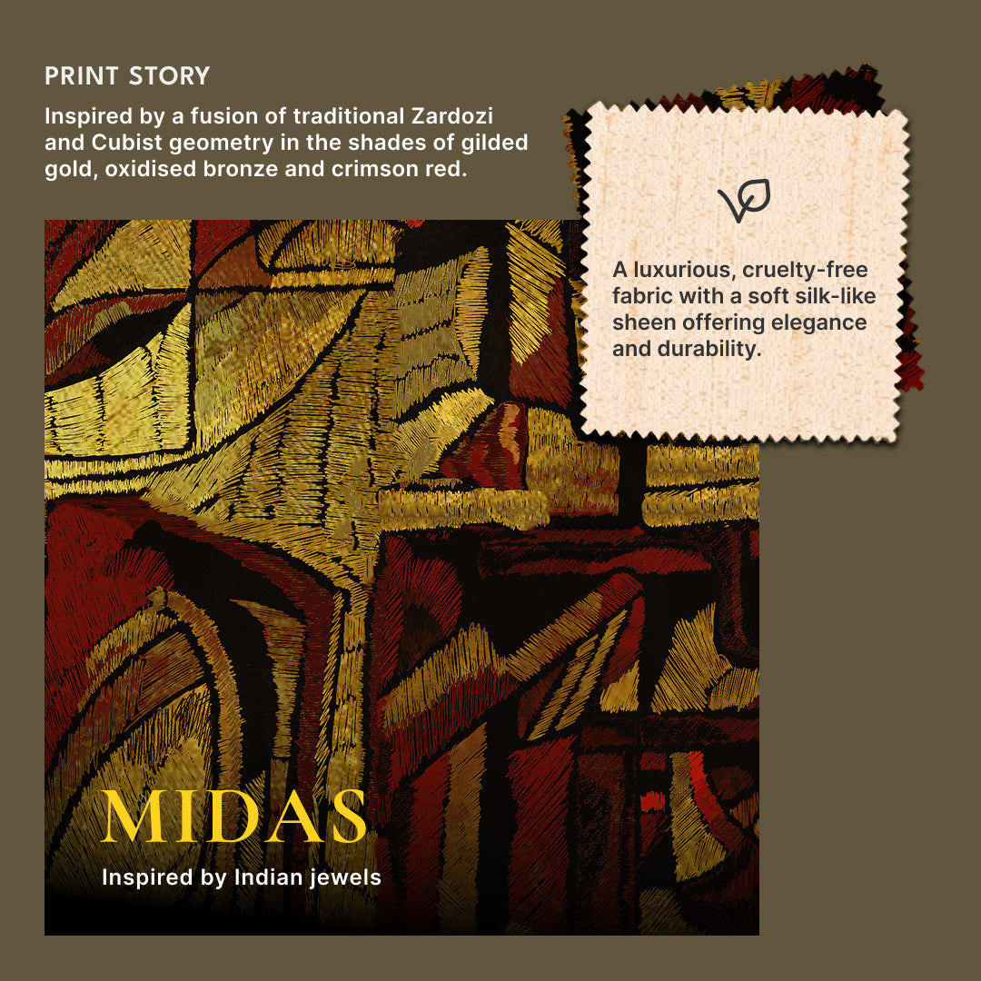 Midas Jharoka Sling Bag (Olive)