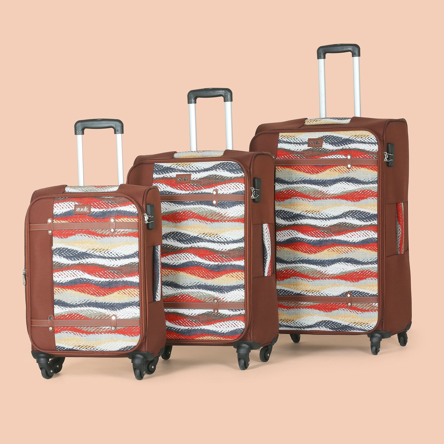 Jaisalmer Dunes Saira Trolley Bag Combo