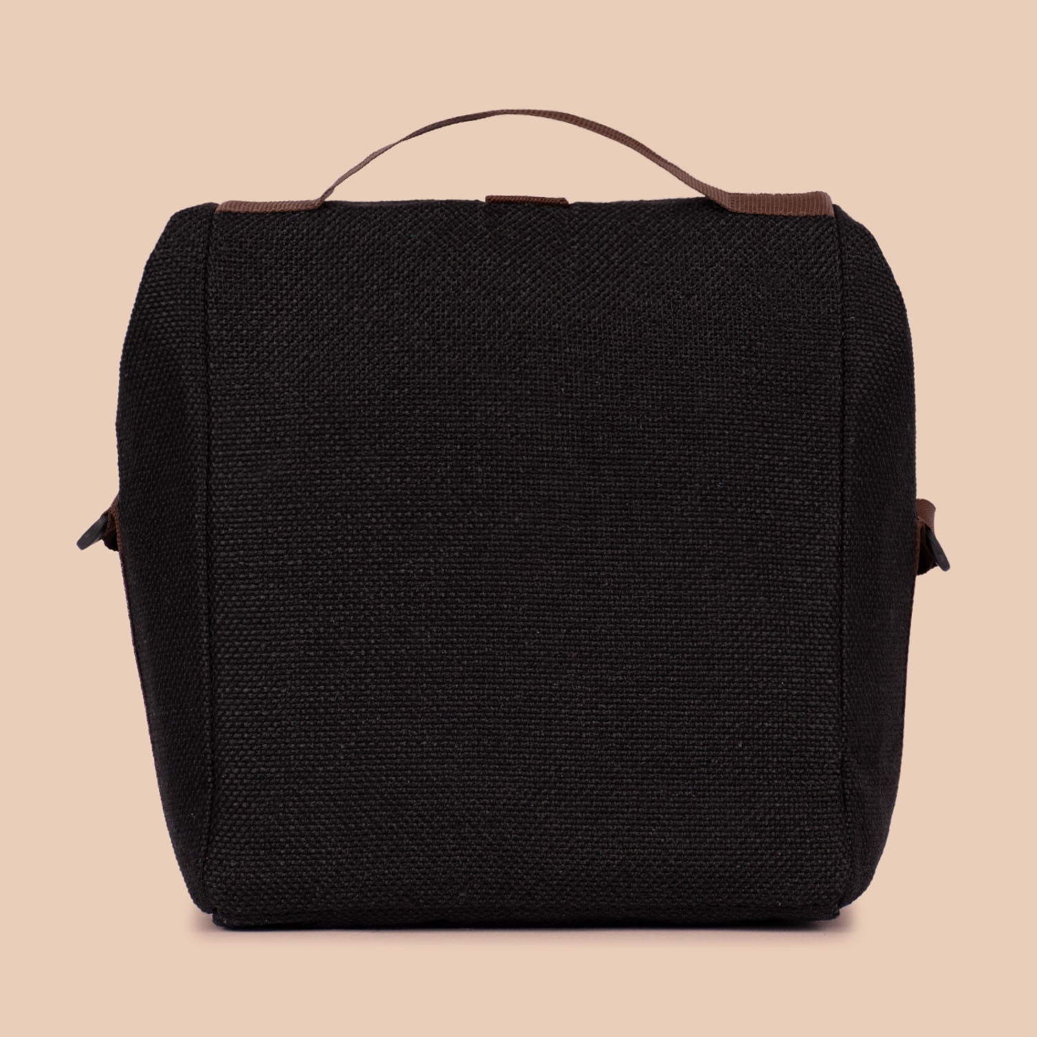 Jet Black Roll Up Lunch Bag