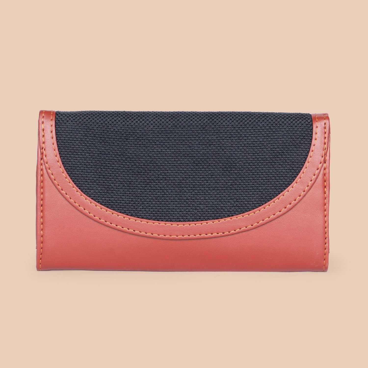 ZIP-Jet Black Kyra Flap Wallet