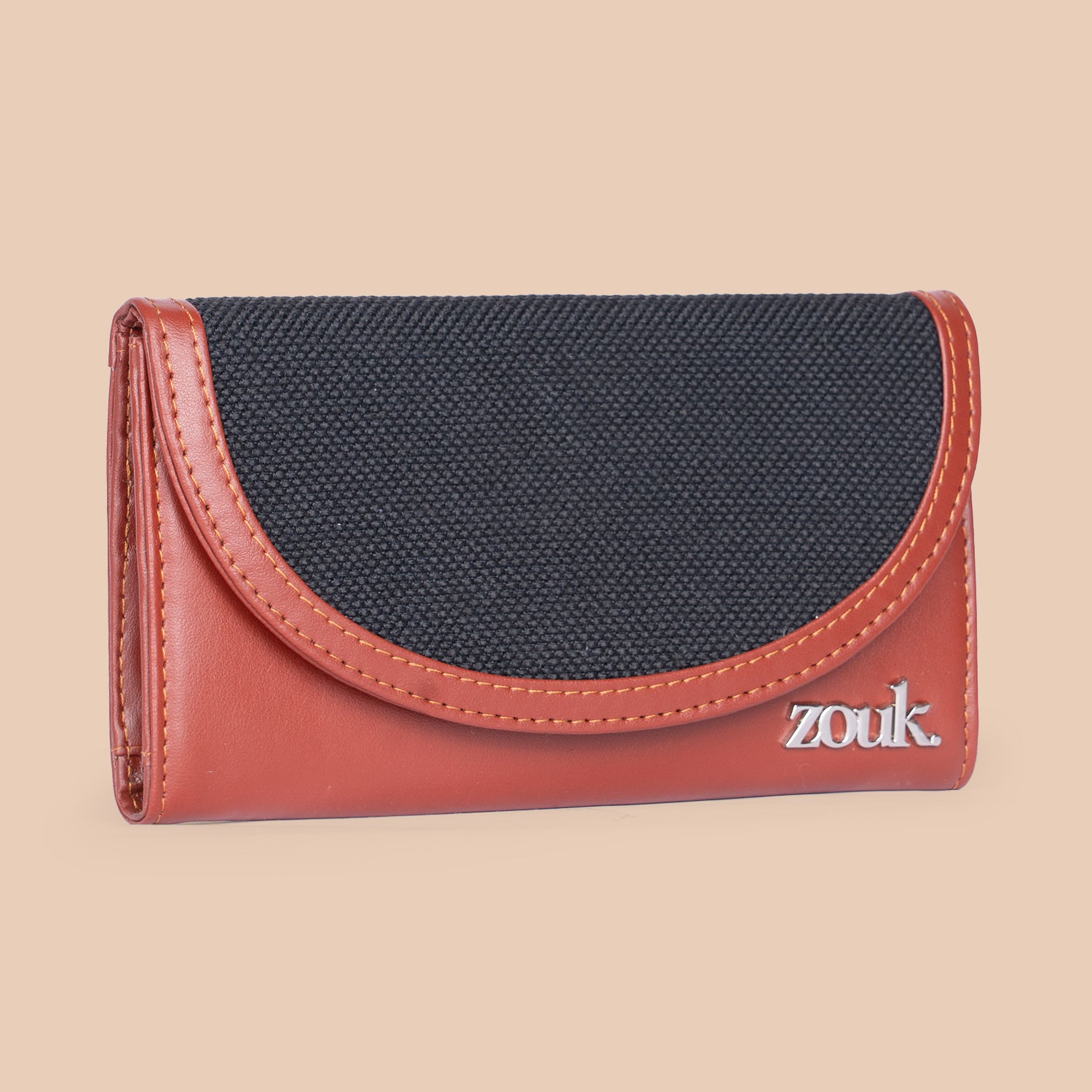 Jet Black Kyra Flap Wallet