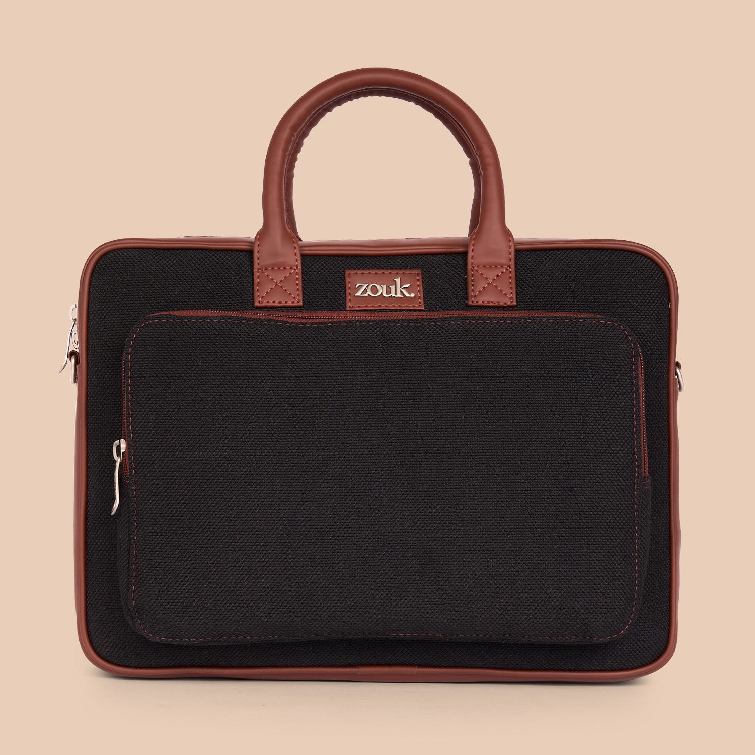 Jet Black Laptop Bag