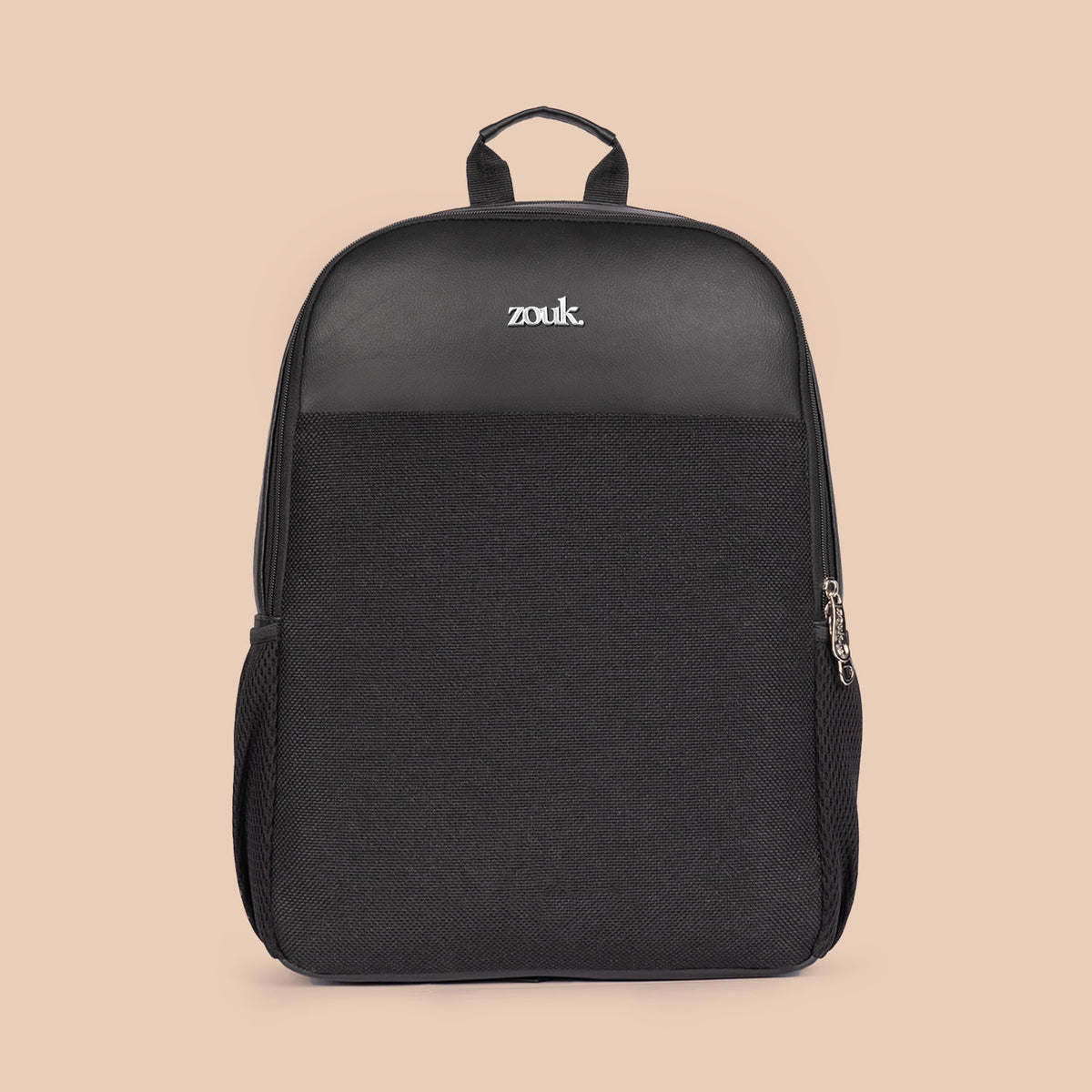 Jet Black Men's Statement Backpack