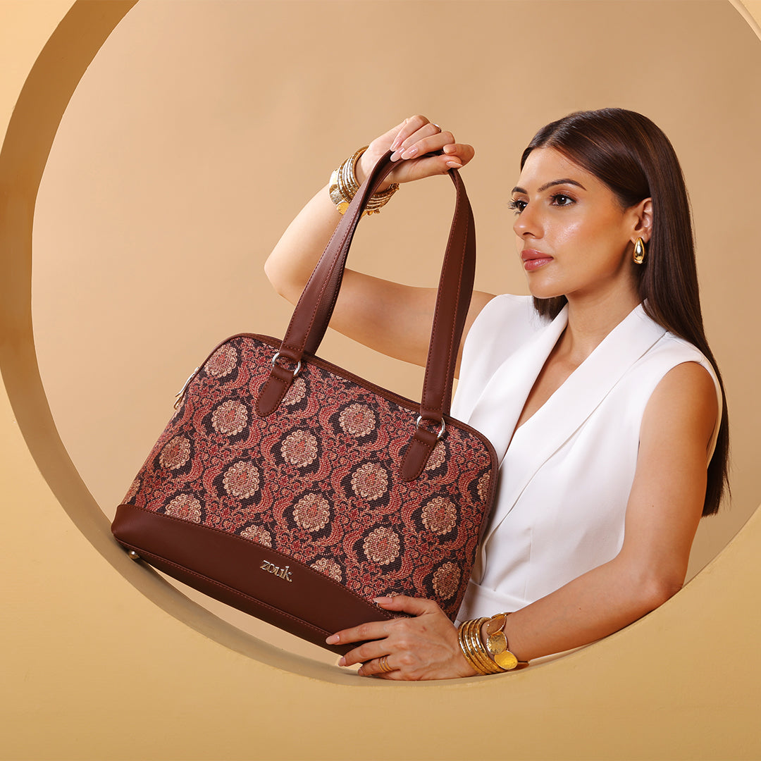 Jodhpur Damask Carry All Work Bag