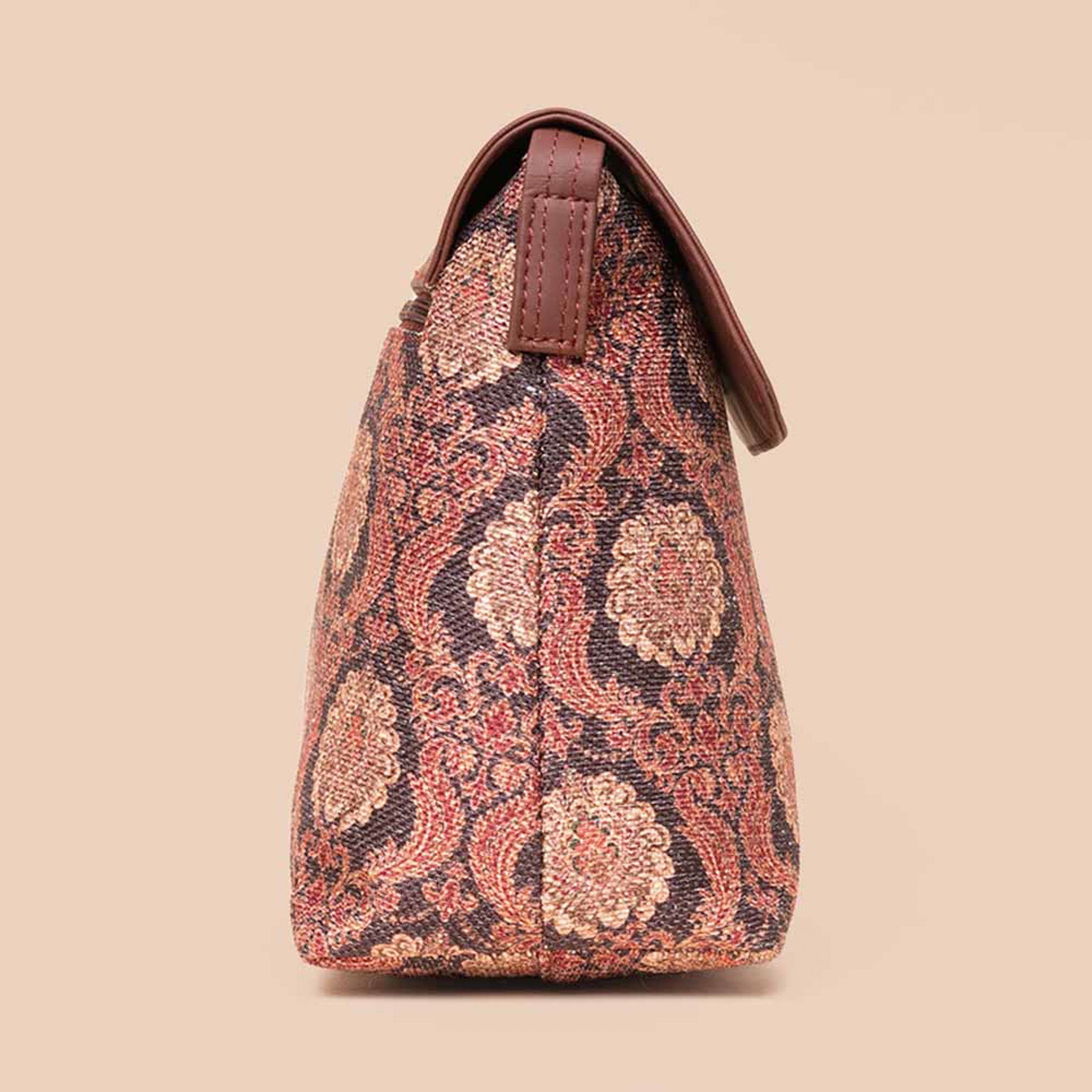 Jodhpur Damask - Luna Handbag & Flap Sling Bag Combo