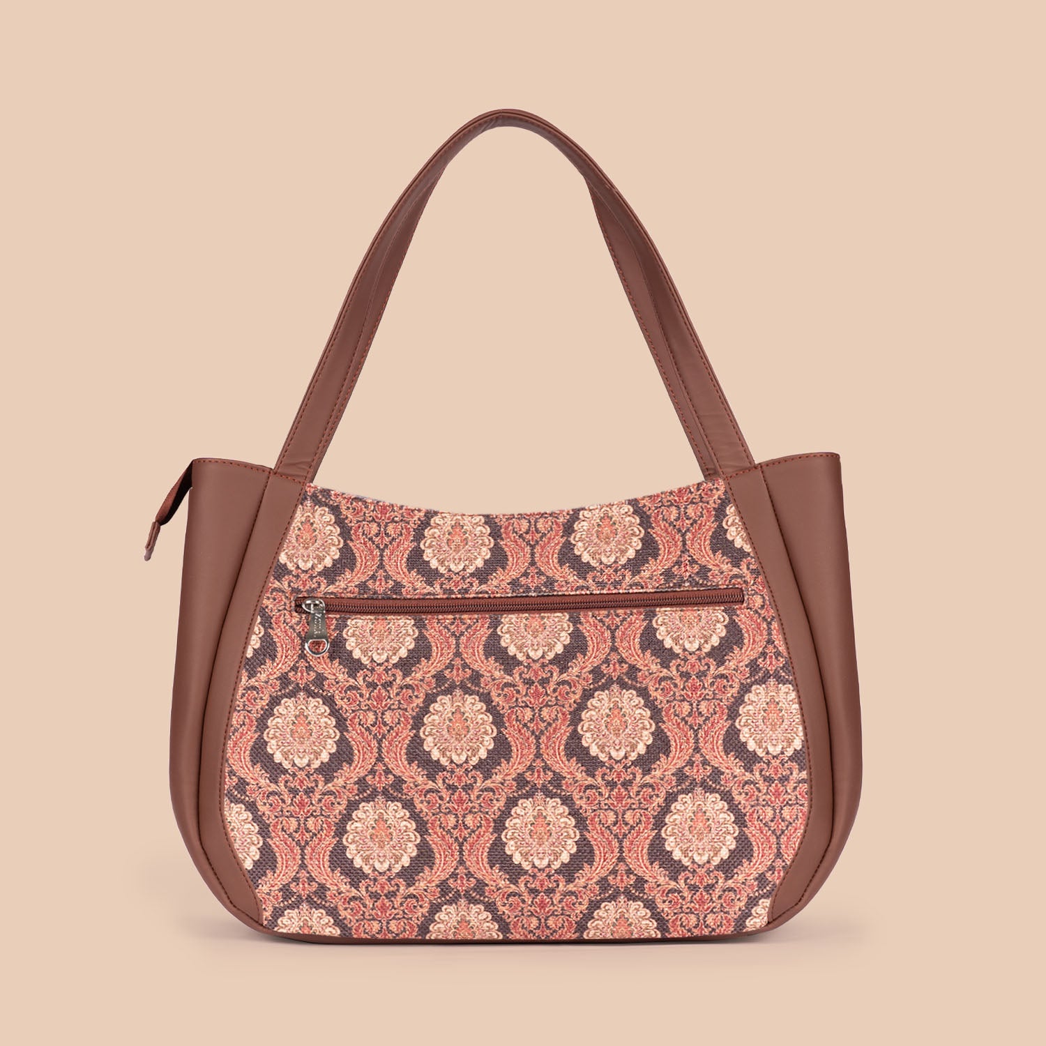 Jodhpur Damask & Paisley Print - Luna Handbag & Flap Sling Bag Combo