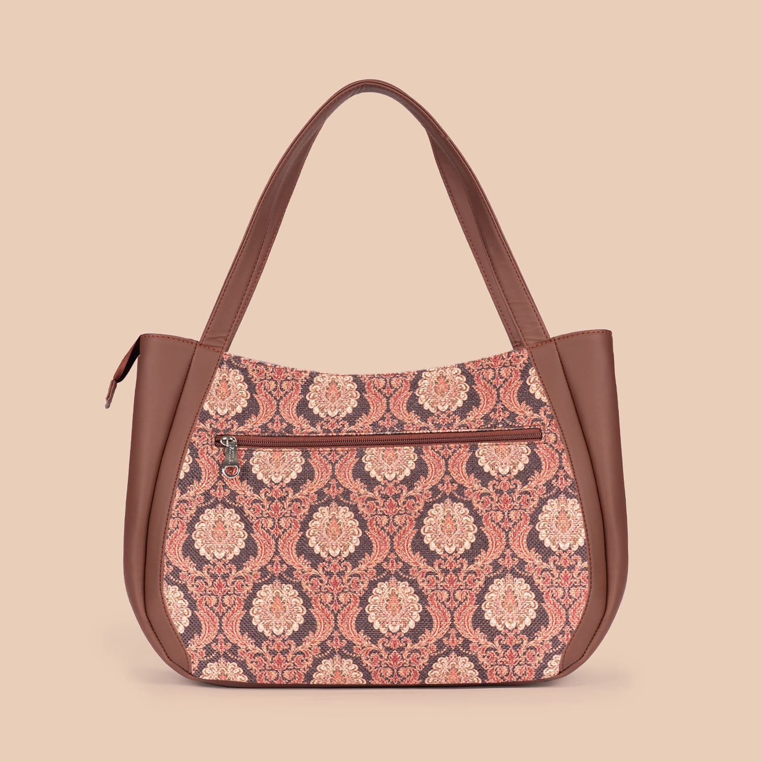 Jodhpur Damask Luna Handbag