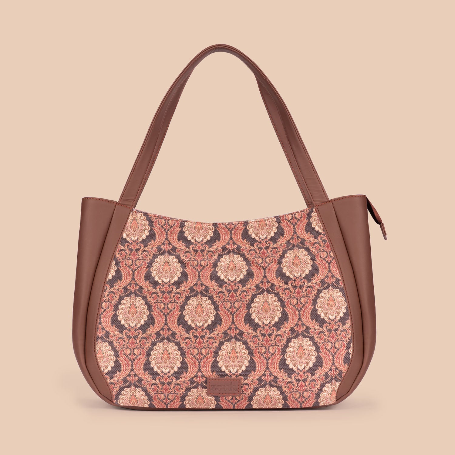 Jodhpur Damask & Paisley Print - Luna Handbag & Flap Sling Bag Combo